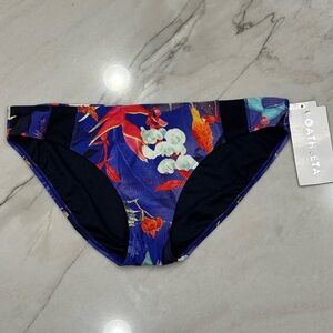 Athleta Colorful Floral Bikini Bottom Same Day Shipping Size Large